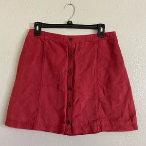 Hollister suede skater skirt
